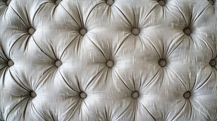 Canvas Print - a pattern of tufted fabric. This type of fabric is commonly found on upholstered furniture such as sofas or headboards