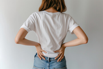 Woman Experiencing Lower Back Pain