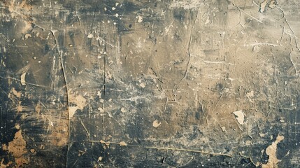 Wall Mural - A wall with a lot of scratches and marks on it