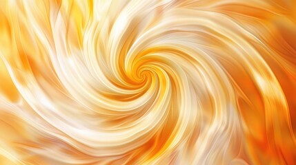 Sticker - Stunning radial motion effect background art in shades of lemon beige and orange with a captivating whirlpool movement Unique ripple design for graphic design projects