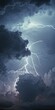 © Marco - abstract lightning in clouds background, vertical orientation