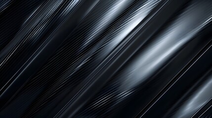 Wall Mural - Abstract background dark with carbon fiber texture vector illustration