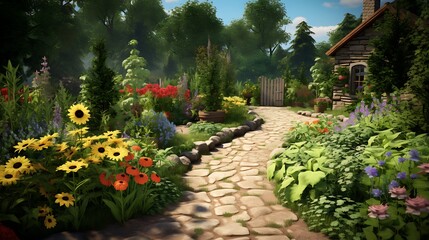 Wall Mural - A piece of interactive software that allows users to And virtually grow their own garden.