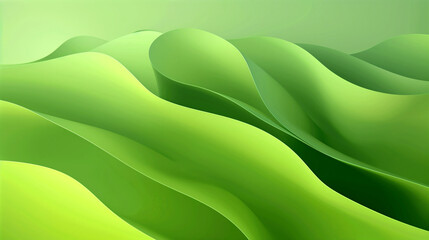 Wall Mural - Abstract Green Gradient Wallpaper Background