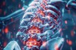 © JK_kyoto - A chiropractor is highlighting the latest treatments for back pain, with closeup visuals of spinal adjustments, hitech hologram concept, and a sharpened, cinematic finish