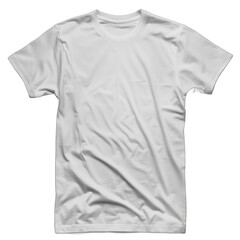 T-shirt isolated on white background. Apparel and fashion concept
