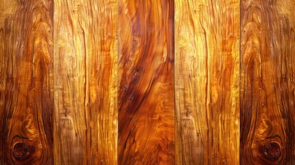 Wall Mural - Wooden board background, detailed walnut wood texture surface.