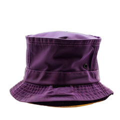 Wall Mural - purple hat isolated on white background