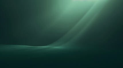Dark green product background. 