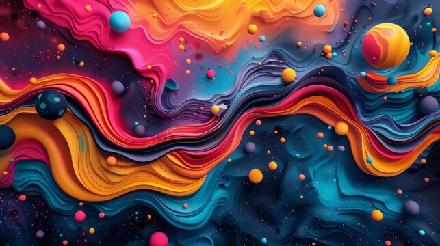 Dive into the world of vivid illustrations, where colors come alive in dynamic compositions that captivate the imagination. Incorporate colorful backgrounds and vibrant patterns to create