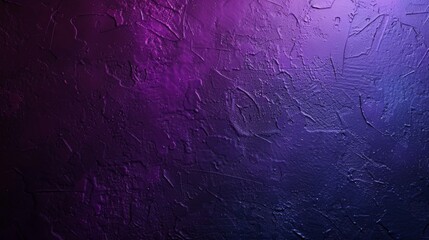 Wall Mural - Dark blue purple color gradient background grainy texture black abstract web banner backdrop design copy space