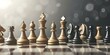 © Anastasiia - Chessboard with business strategy elements and copy space for text. Concept Chessboard, Business Strategy, Copy Space, Planning, Strategic Thinking