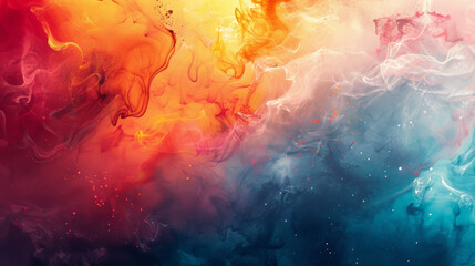 Wall Mural - abstract background with water colours