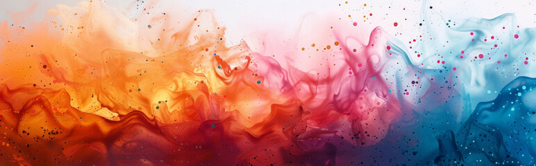 Wall Mural - abstract background with water colours