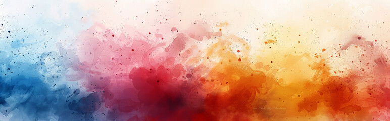 Wall Mural - abstract background with water colours