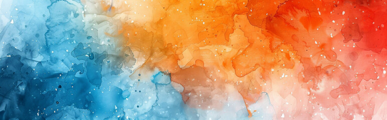Wall Mural - abstract background with water colours