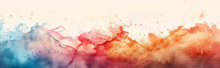 Wall Mural - abstract background with water colours