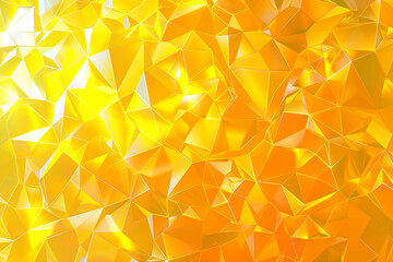 Energetic and positive modern gradient geometric diamonds in sunshine yellow.