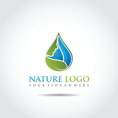 Wall Mural - Nature Logo Template. Vector Illustrator