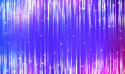 Wall Mural - abstract vertical holographic light lines glow with sparkling lights. crystal light. reflection, pri