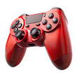 © оLeo Studio - Red Game Controller with Dual Joysticks and Buttons, Isolated on White Transparent Background, PNG Element