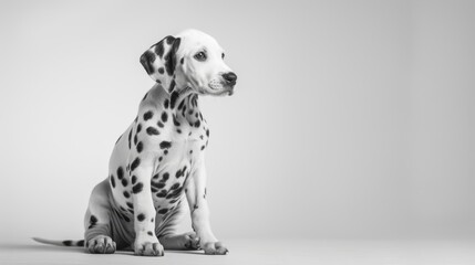 Poster - The Dalmatian Puppy Portrait