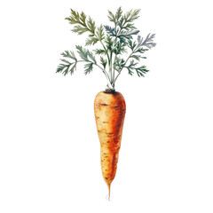 Wall Mural - carrot isolated on transparent png
