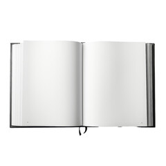 Wall Mural - A book is open to a blank page