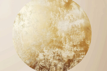 Wall Mural - Elegant muted gold backdrop, perfect for decorative and festive advertising.