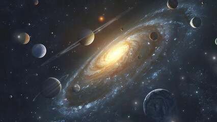 Wall Mural - a galaxy in the space. colorful cosmic nebula. galaxy space background. galaxies stars and nebula in