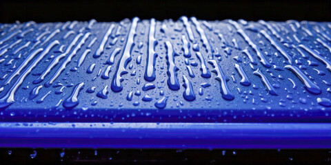 Poster - Water drops on car exterior