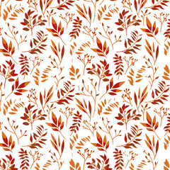 Wall Mural - seamless pattern with flowers