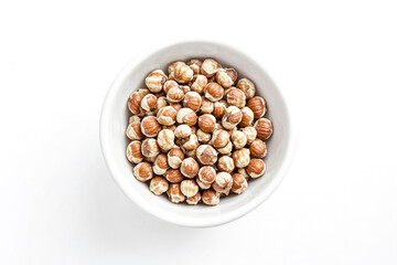 Canvas Print - Bowl of hazelnuts