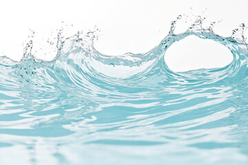 Wall Mural - Water Splash, Blue Wave