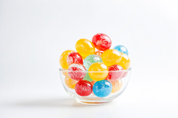 Sticker - Colorful Candy in Glass Bowl