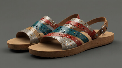 Wall Mural - slide sandals with new look 