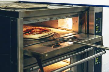 Sticker - Fresh pizza baked in oven