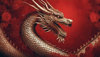 Wall Mural - chinese style dragon