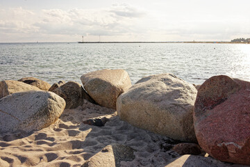 Wall Mural - Scenic view of South beach, Fehmarn Island, Baltic Sea, Germany