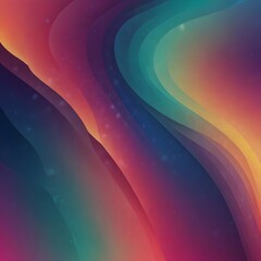 Wall Mural - Vector background with abstract neon shapes in gradient pastel colors. Poster with blurred effect. Asymmetric composition. Applicable for landing page, invitation, advertisement. Generative AI 