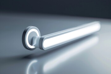 Wall Mural - a detailed close-up of a light on a table. suitable for various design projects
