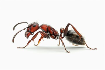 detailed close up of a bug on a white background. suitable for educational purposes