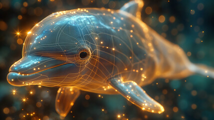Wall Mural - delphine hologram