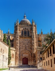 Wall Mural - the Plateresque south facade of the New Cathedral of Salamanca