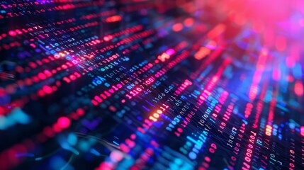 Programming code, technology background of software developer and Computer script