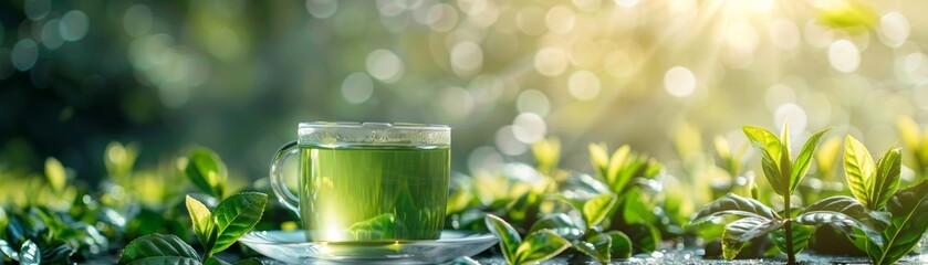 Green tea, with its abundance of antioxidants and polyphenols, is considered a superfood with a forward-thinking appeal.