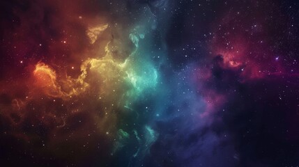 Cosmos background with stardust, nebula and stars. Galaxy backdrop. Infinite universe, milky way
