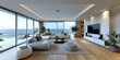 © duyina1990 - Modern Villa Living Room with Stunning Sea Views