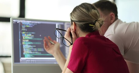 development of programming and coding technologies and collaboration. cyberspace concept and learnin