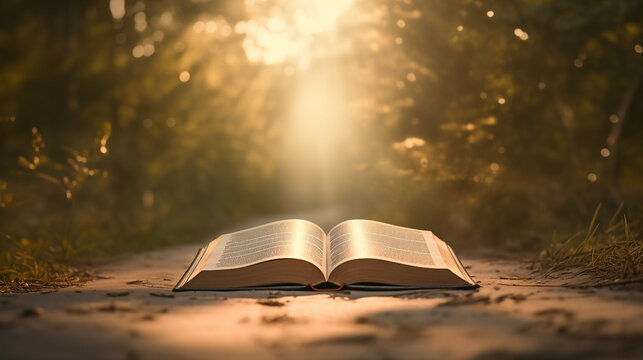 Through learning and faith, the holy book of the Bible illuminates the teachings of Jesus Christ and the presence of the Holy Spirit, guiding believers towards the light of God. bible, holy, spirit.